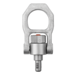 K2157 - Threaded hoist pin, self-locking, stainless steel with rotating shackle